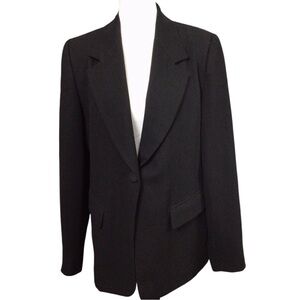 Mod Ecran Paris Vintage Black Blazer size 4